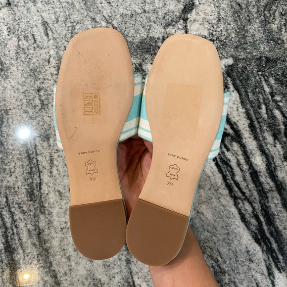 Tory Burch Jacquard Slide Sandals - Picture 6 of 7